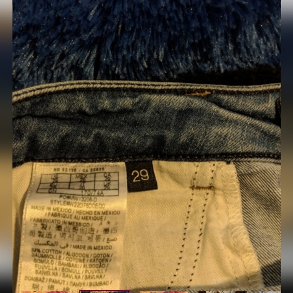 Women's Denim Blue Jeans Shorts Distressed Fashion Beach Party Emo Retro - Picture 9 of 9